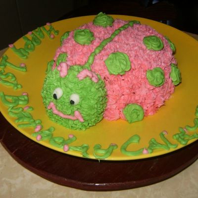 Lady Bug Smash Cake