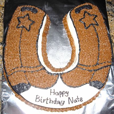 Cowboy Boot Cake