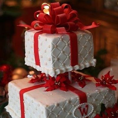 Christmas Wedding Cake
