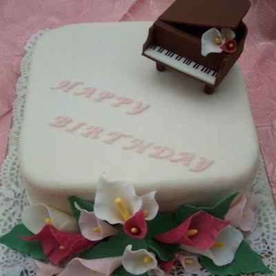 Birthday Cake For A Pianist