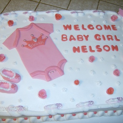 Baby Shower Cake For Girl
