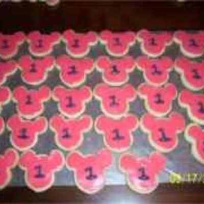 Mickey Mouse Cookies