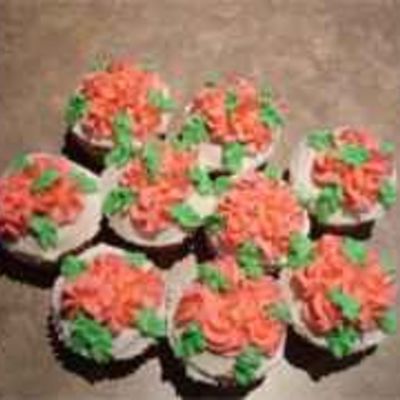 Drop Flower Cupcakes