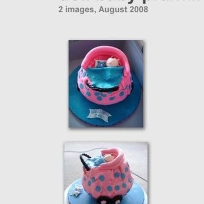 Doll Baby Pram Cake