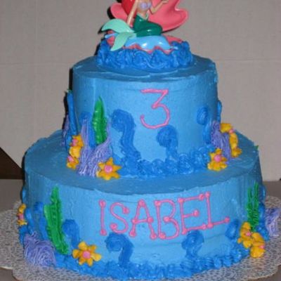 Mermaid Tiered Cake
