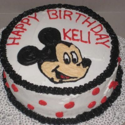 Mickey Mouse Birthday Cake