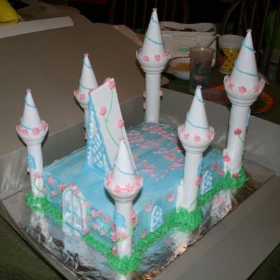 Princess Castle Cake