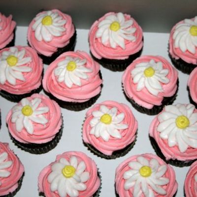 Daisy Cupcakes