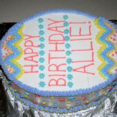 Easter Egg Birthday Cake