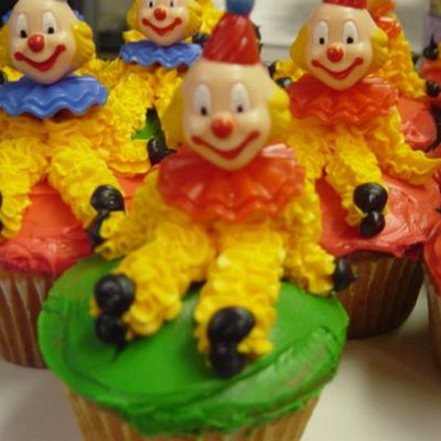 Clown Cupcakes