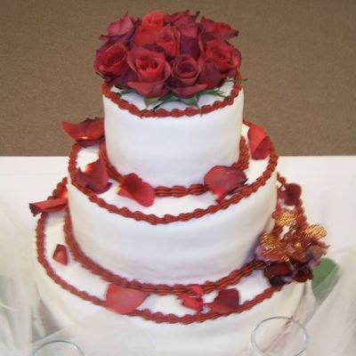 Terracotta Rose Cake 2