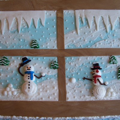 Snowmen In The Window