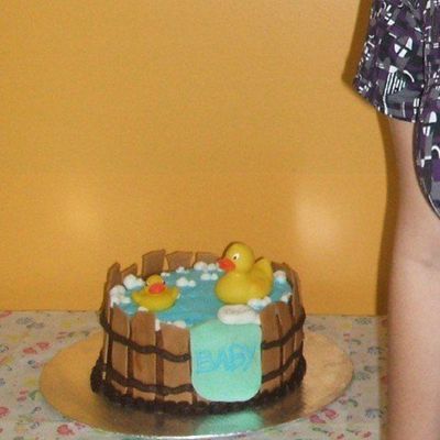 Ducks Baby Shower Cake
