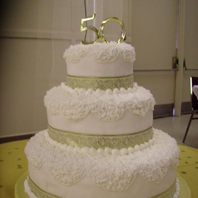 50Th Anniversary Cake