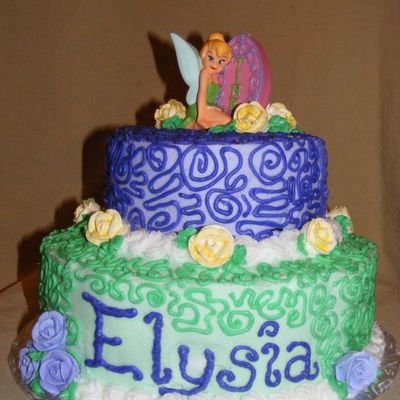 Tinkerbell Birthday Cake