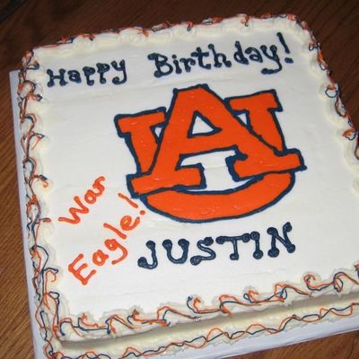 Auburn Birthday Cake