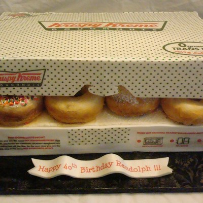 Krispy Kreme Cake Box