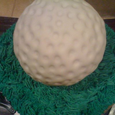 Golf Ball Cake