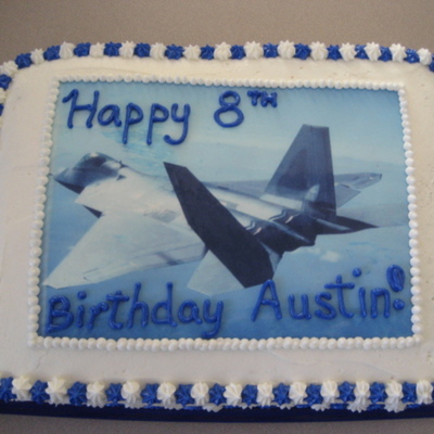 F-22 Raptor Cake