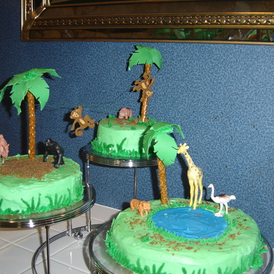 Jungle Birthday Cake