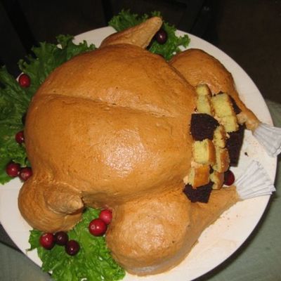 Thanksgiving Turkey Cake