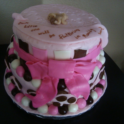 Lady Bug With Baby For A Shower