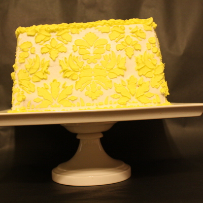 Yellow Damask Cake