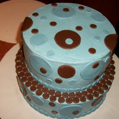 Blue & Brown Circles