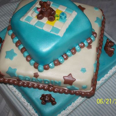 Baby Boy Shower Cake