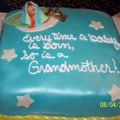 Grandmother Shower Cake