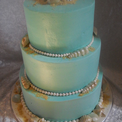 Beach Theme Cake