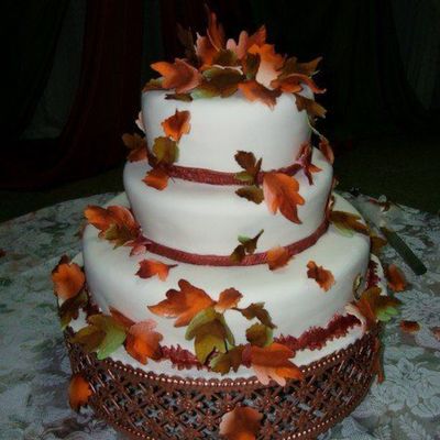 Fall Wedding Cake