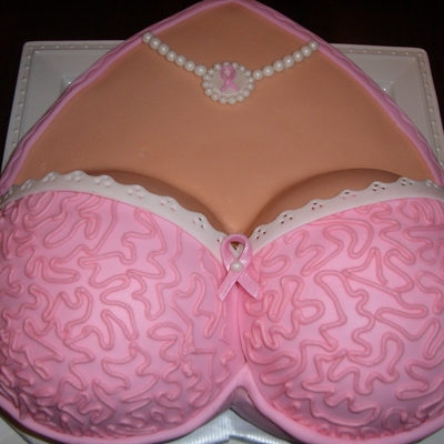 Breast Cancer Cake