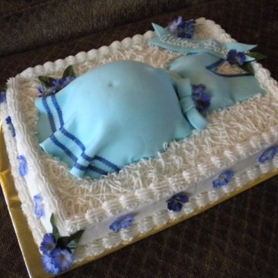 Pregnant Belly Cake