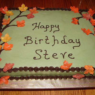 Fall Leaves Birthday