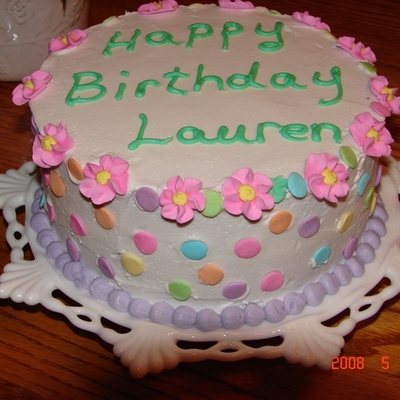 Flowers And Polka Dots