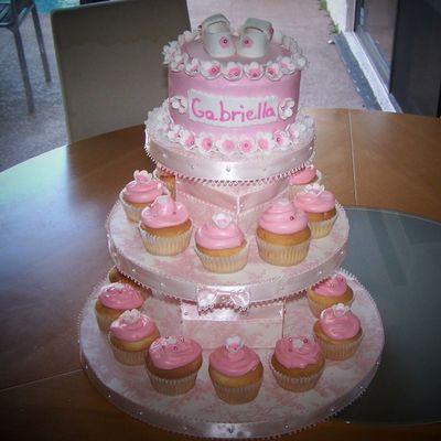 Baby Shower Cupcake Tower