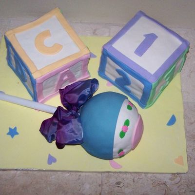 Rattle And Baby Blocks