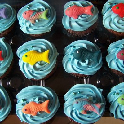 Fish Cupcakes