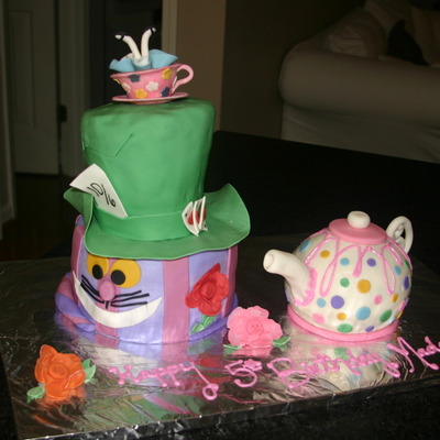 Alice In Wonderland Cake
