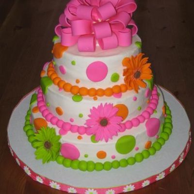 Polka Dot Fair Cake