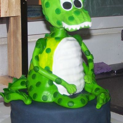 Dinosaur Birthday Cake