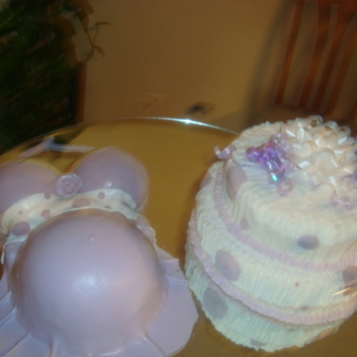 Pregnant Lady Cake