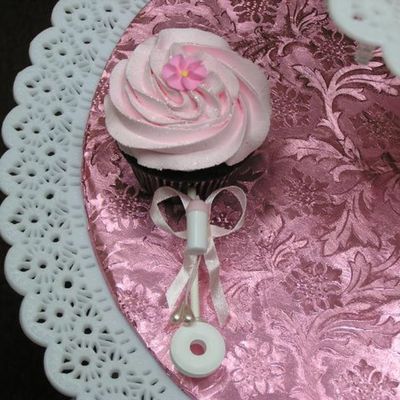 Baby Rattle Cupcake