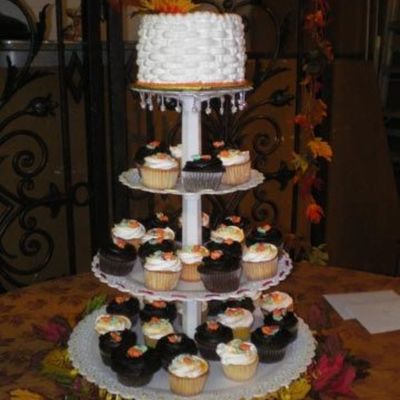 Fall Cupcake Tower