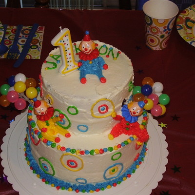 Clown 1St Birthday