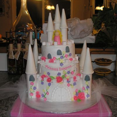Princess Castle Cake