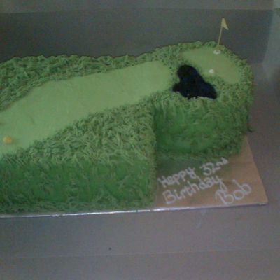 Golf Birthday Cake