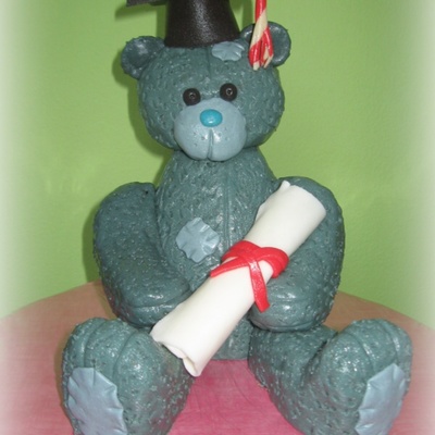 Teddy Cake To Graduation