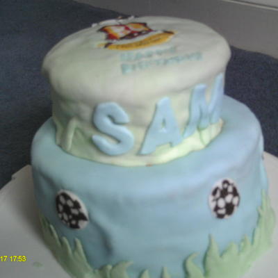Football Birthday Cake